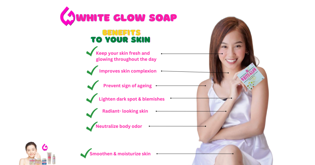 White Glow Soap

🥰Achieve a naturally glowing and whiter complexion without sacrificing your skin’s health by choosing White Glow Soap herbal and whitening soap. This is all in one beauty bar soap that combined with 100% natural extract like avocado, papaya, carrots, cucumber, egg white, tomato, lemon, and white henna which work together to:

👉Lighten your skin to reveal a  glowing and fairer, more radiant, and more even skin tone.

👉Cleanse and nourish your skin

👉Boost your skin’s moisture and keep it elastic

👉Prevent the appearance of wrinkles, fine lines, and other signs of skin aging

👉Improve the appearance of dark spots and blemishes.

👉Keep your skin fresh and glowing throughout the day
 
other benefits:

1. Avocado extract: Provides the skin with essential vitamins A, C, and E, which act as antioxidants to fight free radicals.

2. Papaya extract: Contains enzymes that help to remove dead skin cells, leaving the skin feeling smoother and softer.

3. Lemon extract: Acts as a natural astringent, helping to tighten and tone the skin.

4. Sodium bicarbonate: Helps to neutralize the skin's pH levels, reducing inflammation and redness.

5. Tomato extract: Contains lycopene, which has shown to protect the skin from the harmful effects of UV radiation.

6. Cucumber extract: Has a cooling effect on the skin, reducing inflammation and puffiness.

7. Carrot extract: Contains beta-carotene, which converts to vitamin A when applied topically. Vitamin A helps to promote skin cell turnover and regeneration.

8. White henna: Protects the skin from sun damage, providing a natural shield against UV radiation.

In summary, White Glow Soap with these ingredients can provide numerous benefits for the skin, including hydration, exfoliation, protection, and anti-aging effects.

 lather into your wet skin and then rinse for effective result. use it daily




FDA approved
Halal Certified
Paraben-Free
Organic 
Unscented Soap